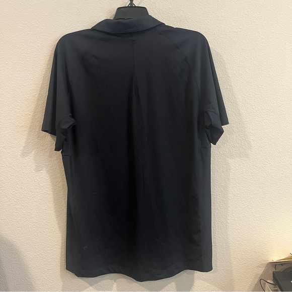 Men’s Lululemon navy blue light weight snap polo shirt fits like medium - Picture 3 of 7